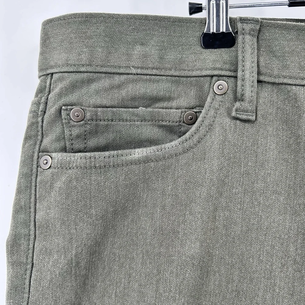 Banana‎ Republic Travel Jeans Mens 40x34 Olive Green Slim Fit Pants NEW